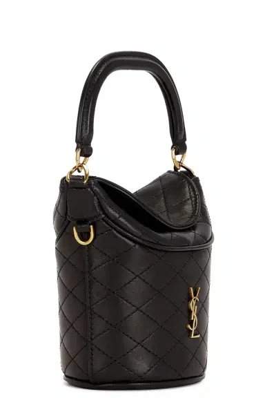 Saint Laurent Mini Top Handle Bucket Bag | Thumbnail 5 Saint Laurent Mini Top Handle Bucket Bag | Thumbnail 5