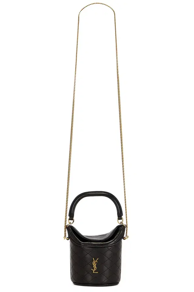 Saint Laurent Mini Top Handle Bucket Bag