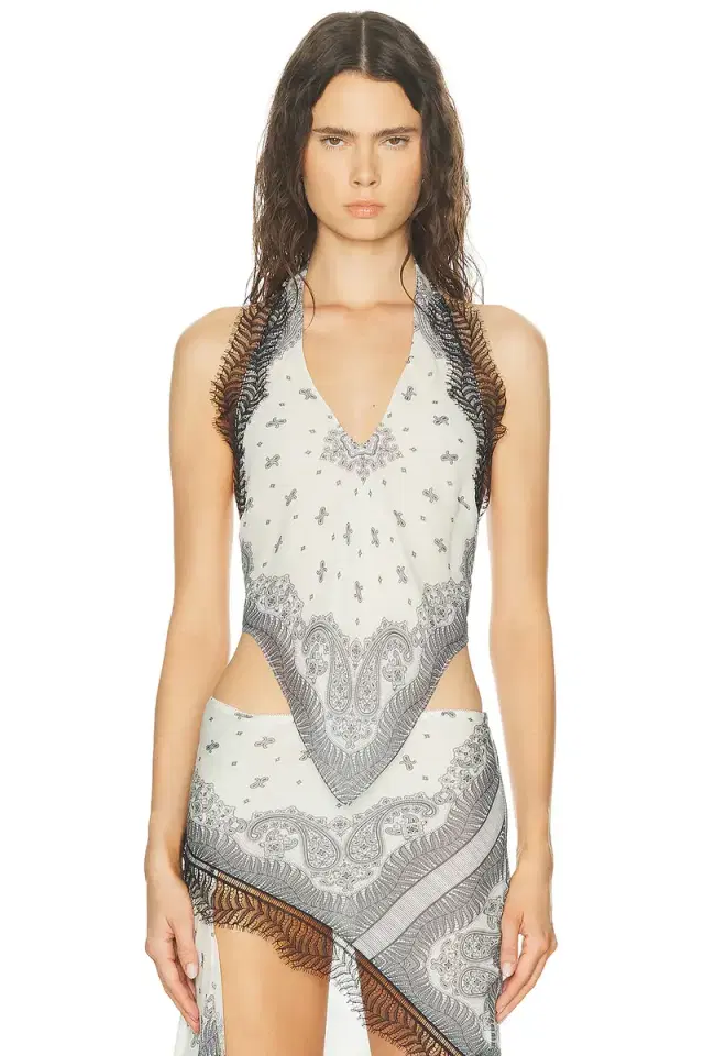 Split Bandana Top