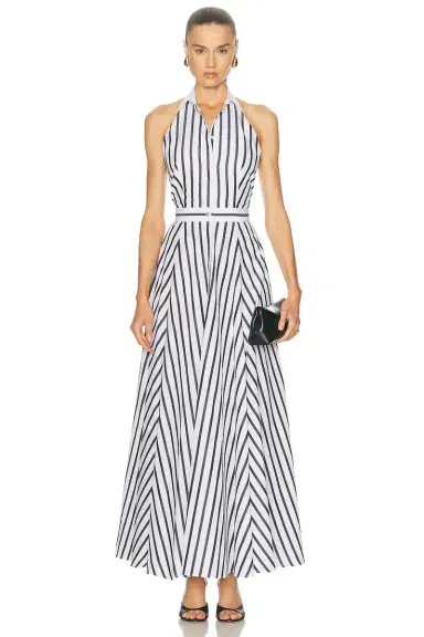 Ralph Lauren Collection Eldered Sleeveless Day Dress | Thumbnail 1 Ralph Lauren Collection Eldered Sleeveless Day Dress | Thumbnail 1