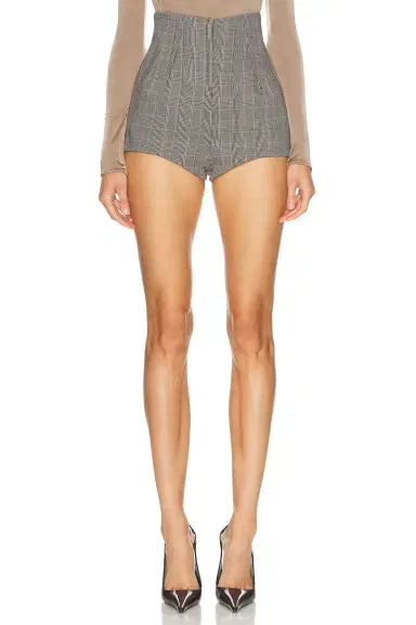 Mugler High Waist Cigarette Short | Thumbnail 1 Mugler High Waist Cigarette Short | Thumbnail 1