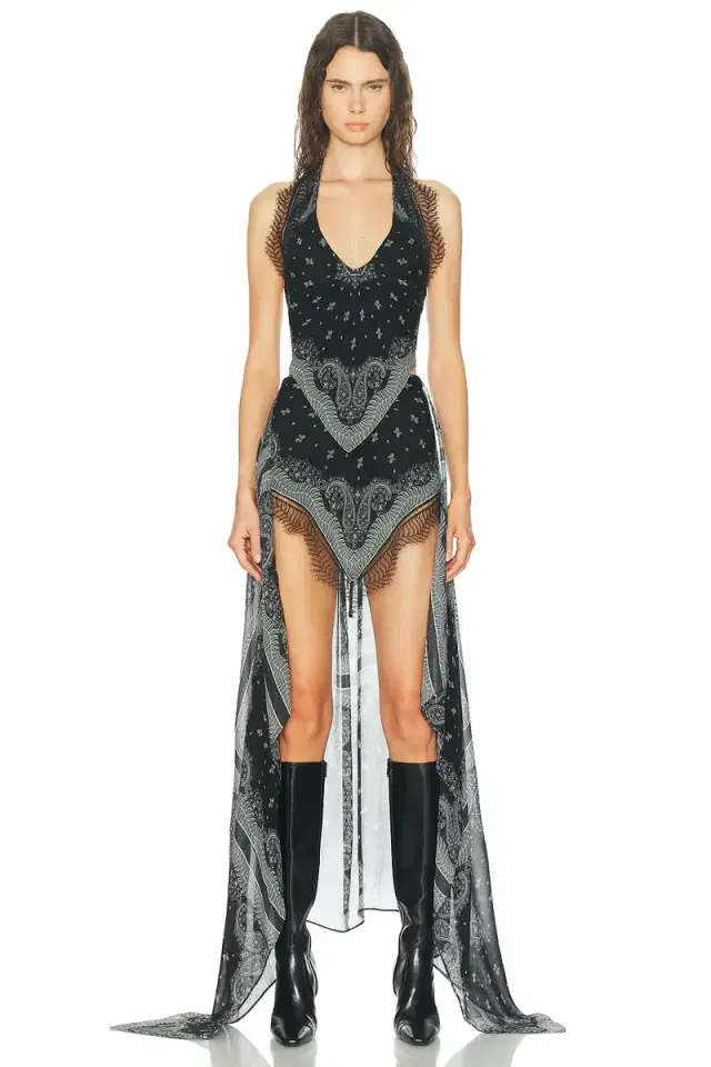 Split Bandana Dress Split Bandana Dress