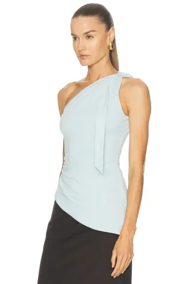 Mimchik One Shoulder Tie Top | Thumbnail 3