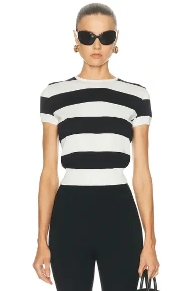 Ralph Lauren Collection Short Sleeve Pullover Top | Thumbnail 1 Ralph Lauren Collection Short Sleeve Pullover Top | Thumbnail 1