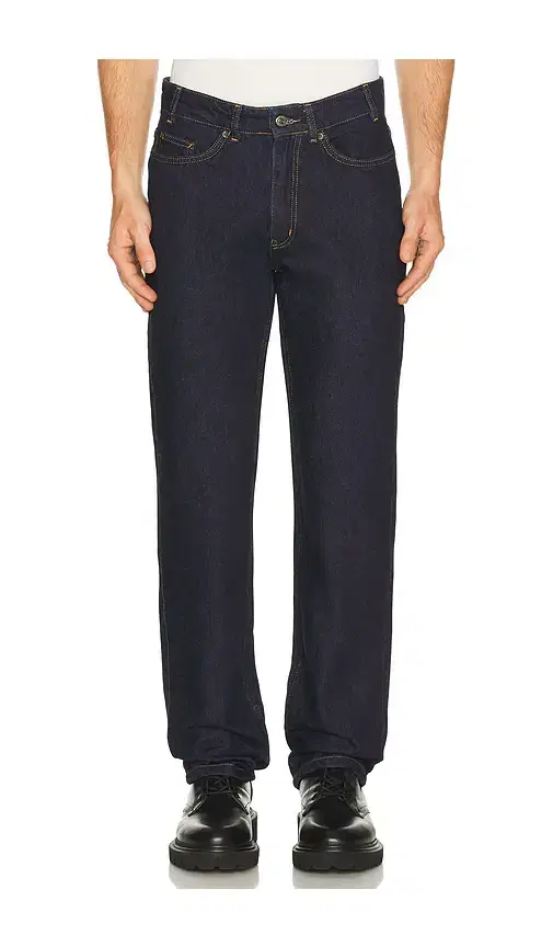 Straight Leg Denim Jeans