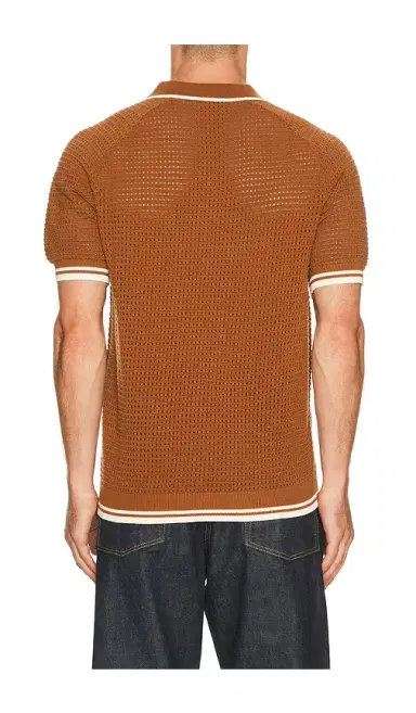 Percival Casa Martini Knitted Tennis Polo | Thumbnail 2