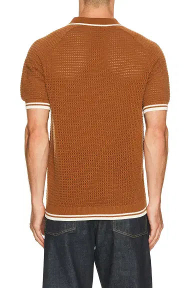 Percival Casa Martini Knitted Tennis Polo | Thumbnail 4