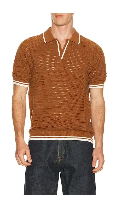 Percival Casa Martini Knitted Tennis Polo