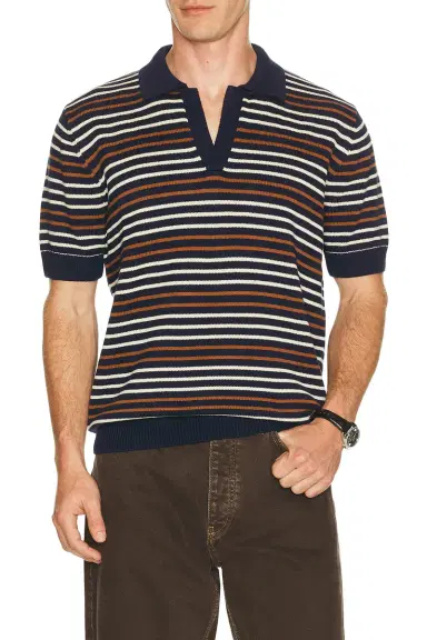 Percival Casa Martini Knitted Polo | Thumbnail 3