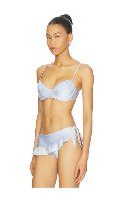 Frankies Bikinis Austin Satin Top | Thumbnail 2 Frankies Bikinis Austin Satin Top | Thumbnail 2