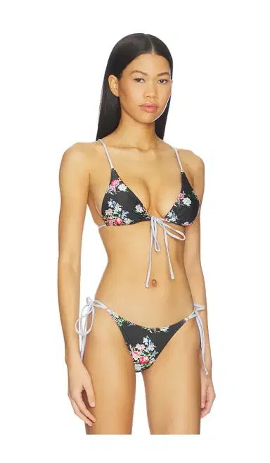 Frankies Bikinis June Satin Top | Thumbnail 2 Frankies Bikinis June Satin Top | Thumbnail 2