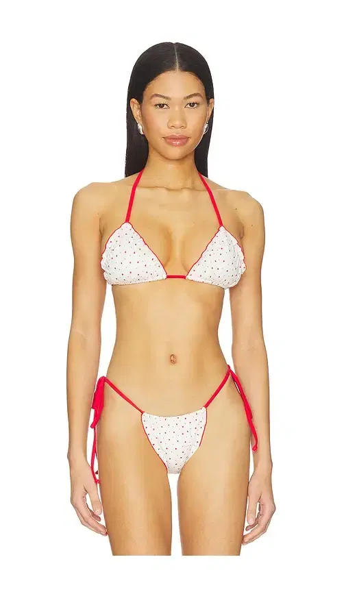 Frankies Bikinis Tidal Cotton Top