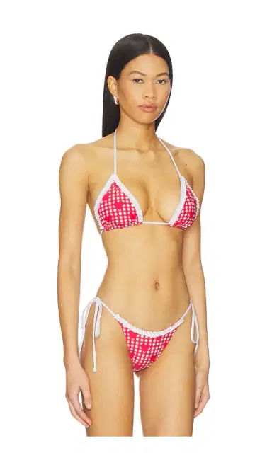 Frankies Bikinis Nick Ruffle Top | Thumbnail 2 Frankies Bikinis Nick Ruffle Top | Thumbnail 2