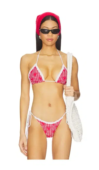 Frankies Bikinis Nick Ruffle Top | Thumbnail 1 Frankies Bikinis Nick Ruffle Top | Thumbnail 1
