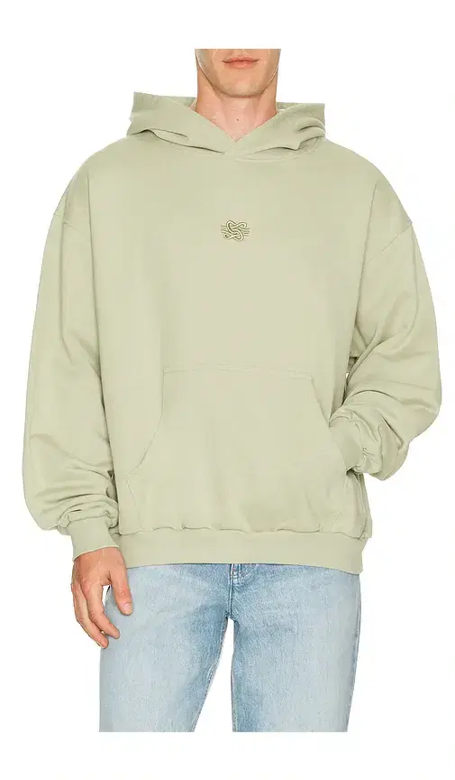 Boxy Embroidered Hoodie