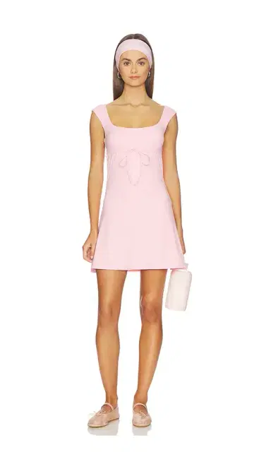 Astoria Babydoll Tie Dress | Thumbnail 1