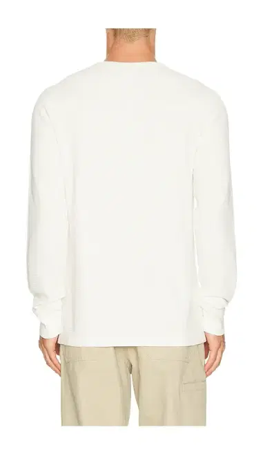 REIGNING CHAMP Lightweight Waffle Standard Henley | Thumbnail 2 REIGNING CHAMP Lightweight Waffle Standard Henley | Thumbnail 2