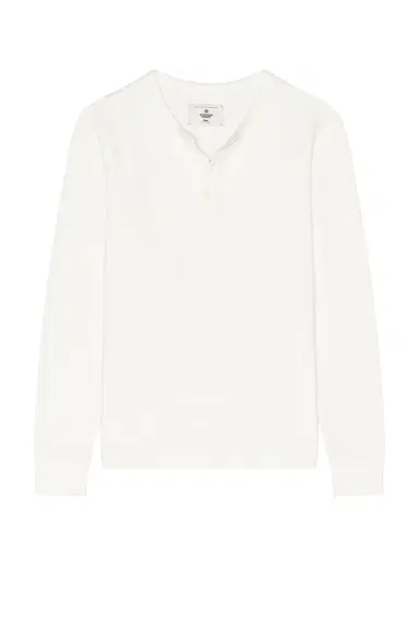 REIGNING CHAMP Lightweight Waffle Standard Henley | Thumbnail 6 REIGNING CHAMP Lightweight Waffle Standard Henley | Thumbnail 6