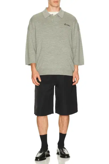 Fear of God Essentials Signature 3/4 Sleeve 90's Knit Polo | Thumbnail 5 Fear of God Essentials Signature 3/4 Sleeve 90's Knit Polo | Thumbnail 5