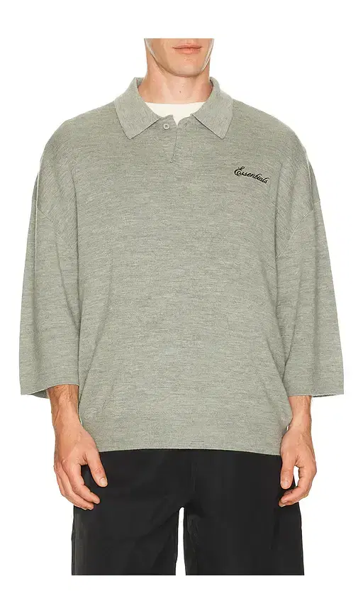 Signature 3/4 Sleeve 90's Knit Polo