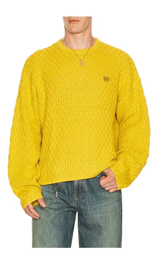Badge Flat Knit Sweater
