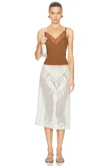 L'Academie Fallon Midi Skirt | Thumbnail 7 L'Academie Fallon Midi Skirt | Thumbnail 7