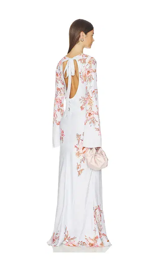 Back Ties Maxi Dress