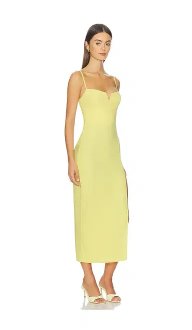 Amanda Uprichard Lyra Midi Dress | Thumbnail 2