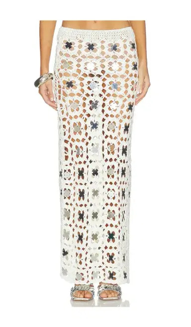 superdown Kilah Crochet Maxi Skirt | Thumbnail 1 superdown Kilah Crochet Maxi Skirt | Thumbnail 1