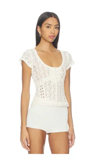 Free People Claro Short Sleeve Tee | Thumbnail 2 Free People Claro Short Sleeve Tee | Thumbnail 2