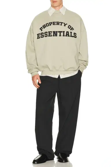Fear of God Essentials Property Lounge Crewneck Sweatshirt | Thumbnail 5