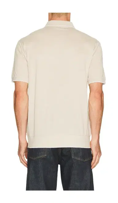 Polo Ralph Lauren Short Sleeve Jacquard Pique Johnny Collar Polo | Thumbnail 2 Polo Ralph Lauren Short Sleeve Jacquard Pique Johnny Collar Polo | Thumbnail 2