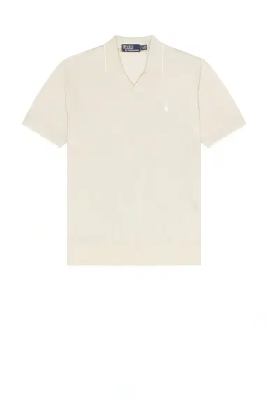 Polo Ralph Lauren Short Sleeve Jacquard Pique Johnny Collar Polo | Thumbnail 6 Polo Ralph Lauren Short Sleeve Jacquard Pique Johnny Collar Polo | Thumbnail 6