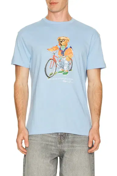 Polo Ralph Lauren Short Sleeve Jersey Knit Novelty Summer Bear Tee | Thumbnail 3