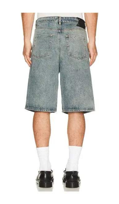 Daily Paper Compact Shield Embroidery Denim Shorts | Thumbnail 2