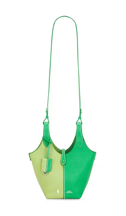 Polo Ralph Lauren Shiny Drum Pebble Small Crossbody Bag
