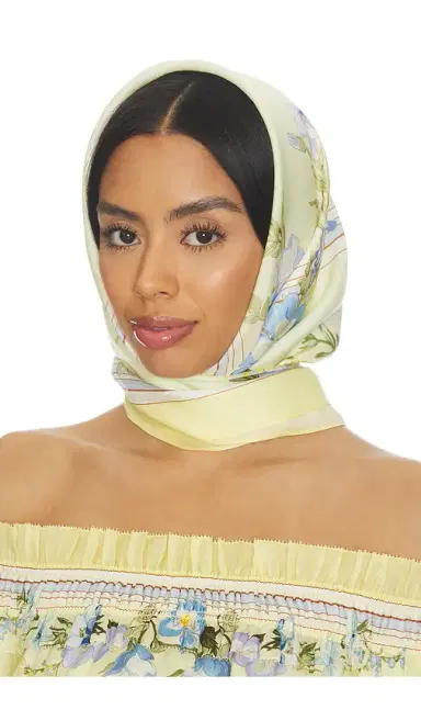 self-portrait Yellow Floral Scarf | Thumbnail 1 self-portrait Yellow Floral Scarf | Thumbnail 1