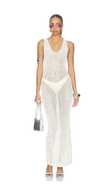 superdown Zia Crochet Maxi Dress | Thumbnail 1 superdown Zia Crochet Maxi Dress | Thumbnail 1