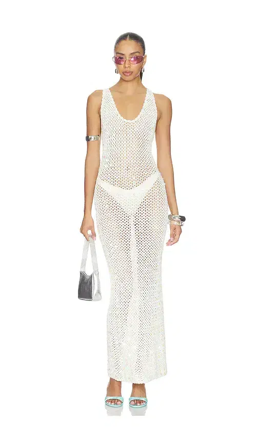 superdown Zia Crochet Maxi Dress
