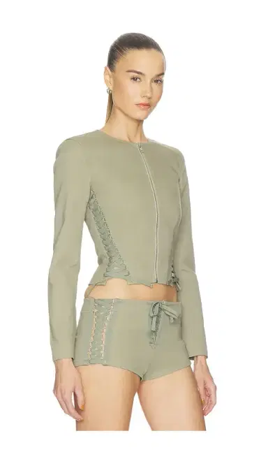 HAELO Lace Up Jacket | Thumbnail 2 HAELO Lace Up Jacket | Thumbnail 2