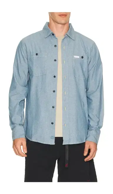 TOPO DESIGNS Utility Chambray Shirt | Thumbnail 1 TOPO DESIGNS Utility Chambray Shirt | Thumbnail 1