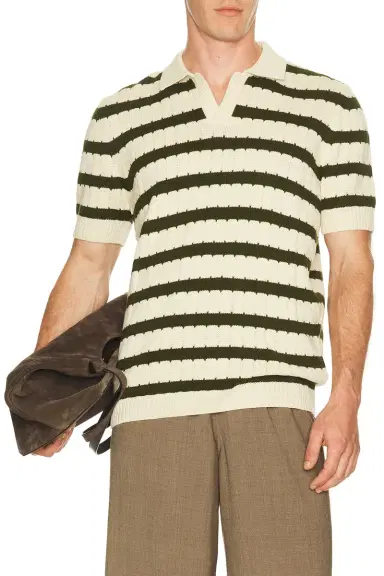 Percival Stine Knitted Polo | Thumbnail 3