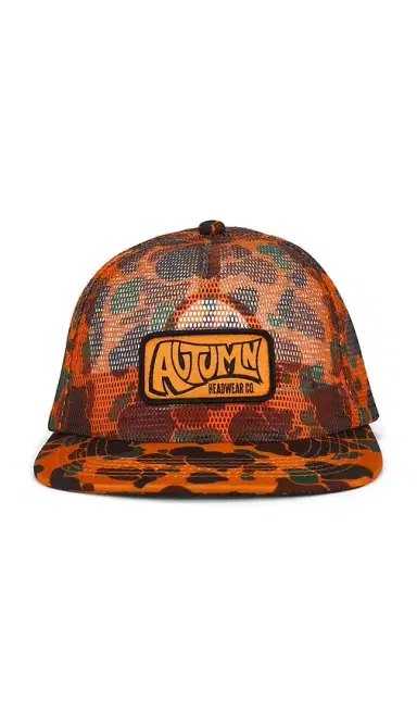 Autumn Headwear Camo Trucker Cap | Thumbnail 1