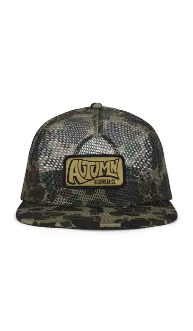 Autumn Headwear Camo Trucker Cap | Thumbnail 1