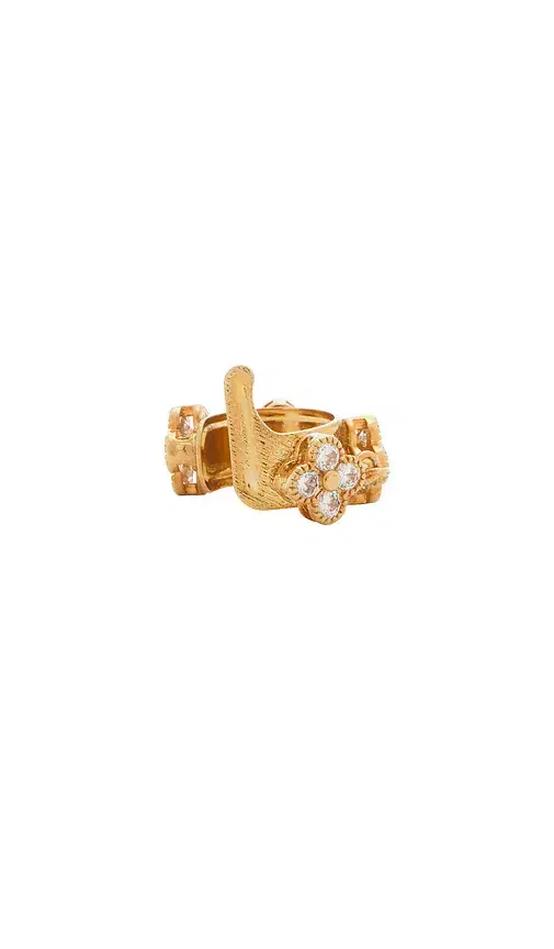 Anton Heunis Floral Ear Cuff Earring