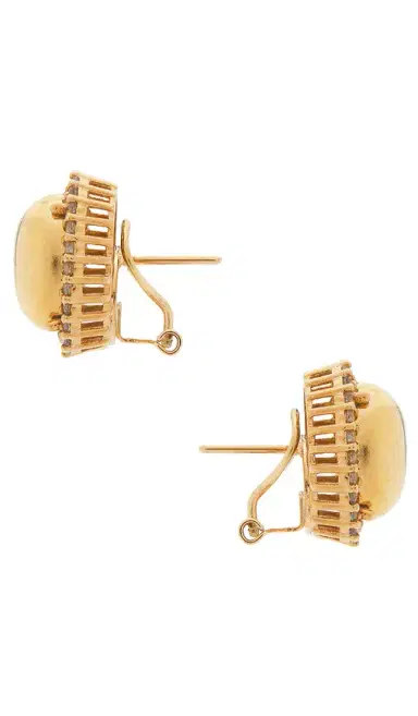 Anton Heunis Clasp Oval Stud Earrings | Thumbnail 2 Anton Heunis Clasp Oval Stud Earrings | Thumbnail 2