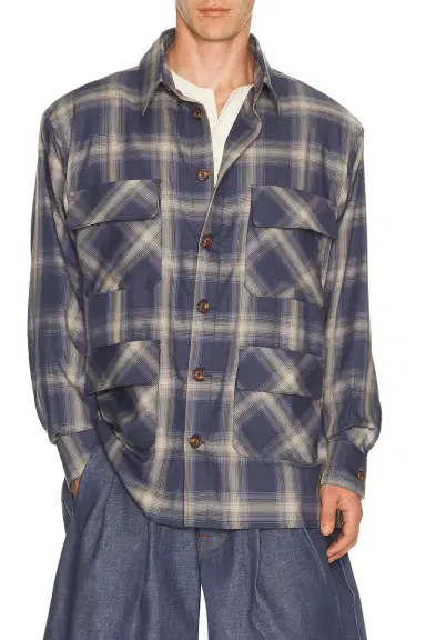Art Community Plaid Flannel Shirt | Thumbnail 3