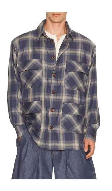 Art Community Plaid Flannel Shirt | Thumbnail 1