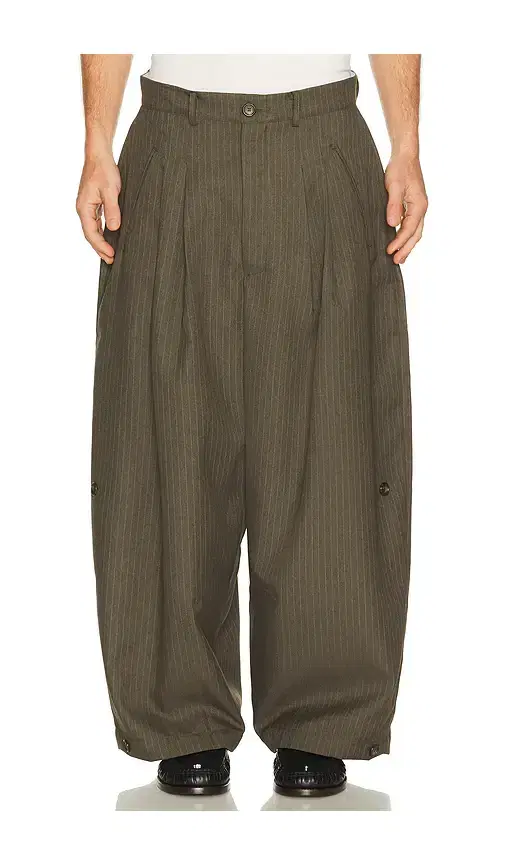 Japanese Wool Triptych Trouser