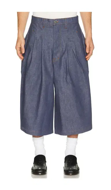 Art Community Diptych Japanese Denim Jort | Thumbnail 2 Art Community Diptych Japanese Denim Jort | Thumbnail 2